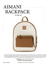 Load image into Gallery viewer, Aimani Backpack Acrylic Templates