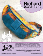 Load image into Gallery viewer, Richard Waist Pack Acrylic Templates