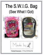 Load image into Gallery viewer, S.W.I.G. Bag (See What I Got) Acrylic Templates