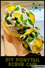 Load image into Gallery viewer, Ponytail Scrub Cap Acrylic Templates