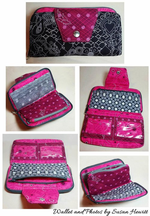 The Beresford Zip Around Wallet Acrylic Templates - Main Image