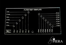Load image into Gallery viewer, byPiera Zipper, Purse Feet, and Rivet Guide Acrylic Templates