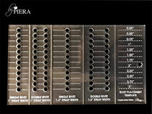 Load image into Gallery viewer, byPiera Zipper, Purse Feet, and Rivet Guide Acrylic Templates