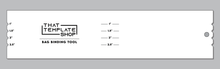 Load image into Gallery viewer, Bag Binding Tool Acrylic Template
