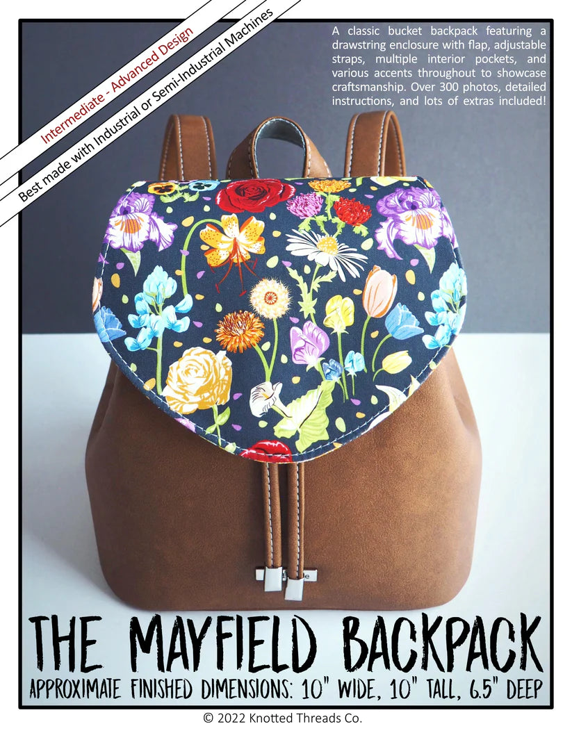 Mayfield Backpack Acrylic Templates