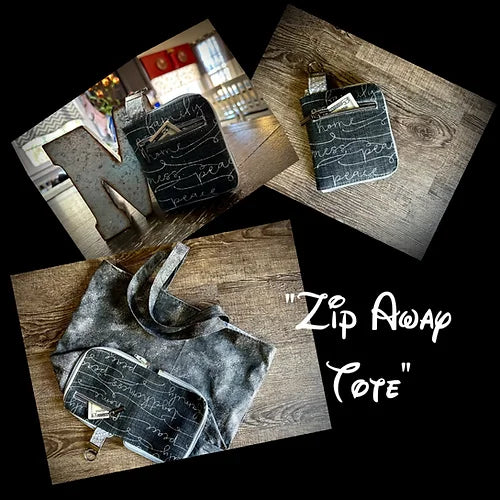 Zip Away Tote Acrylic Templates