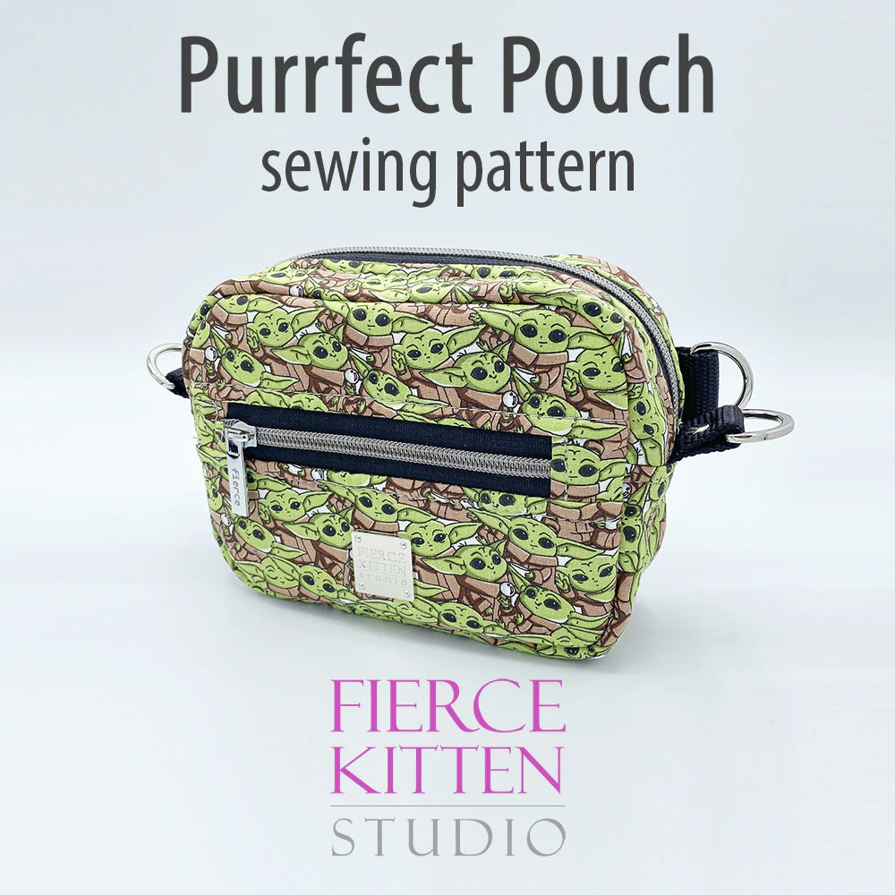 Perspex Pouch Pattern Purrfect Pouch Acrylic Templates – That Template Shop