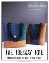 Load image into Gallery viewer, Tuesday Tote Acrylic Templates
