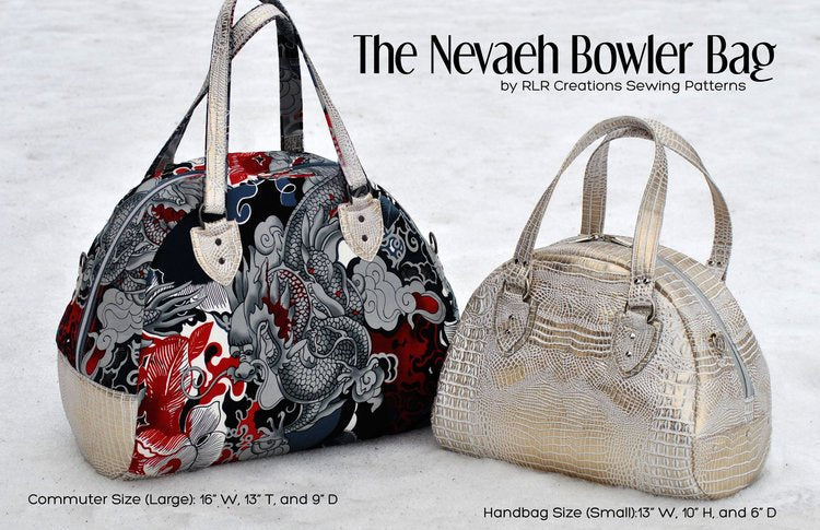 The Neveah Bowler Bag Acrylic Templates