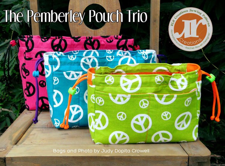 The Pemberley Pouch Trio Acrylic Templates