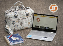 Load image into Gallery viewer, The Percival Laptop Briefcase Acrylic Templates
